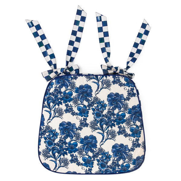 MacKenzie Childs Royal English Garden Seat Cushion Wayfair